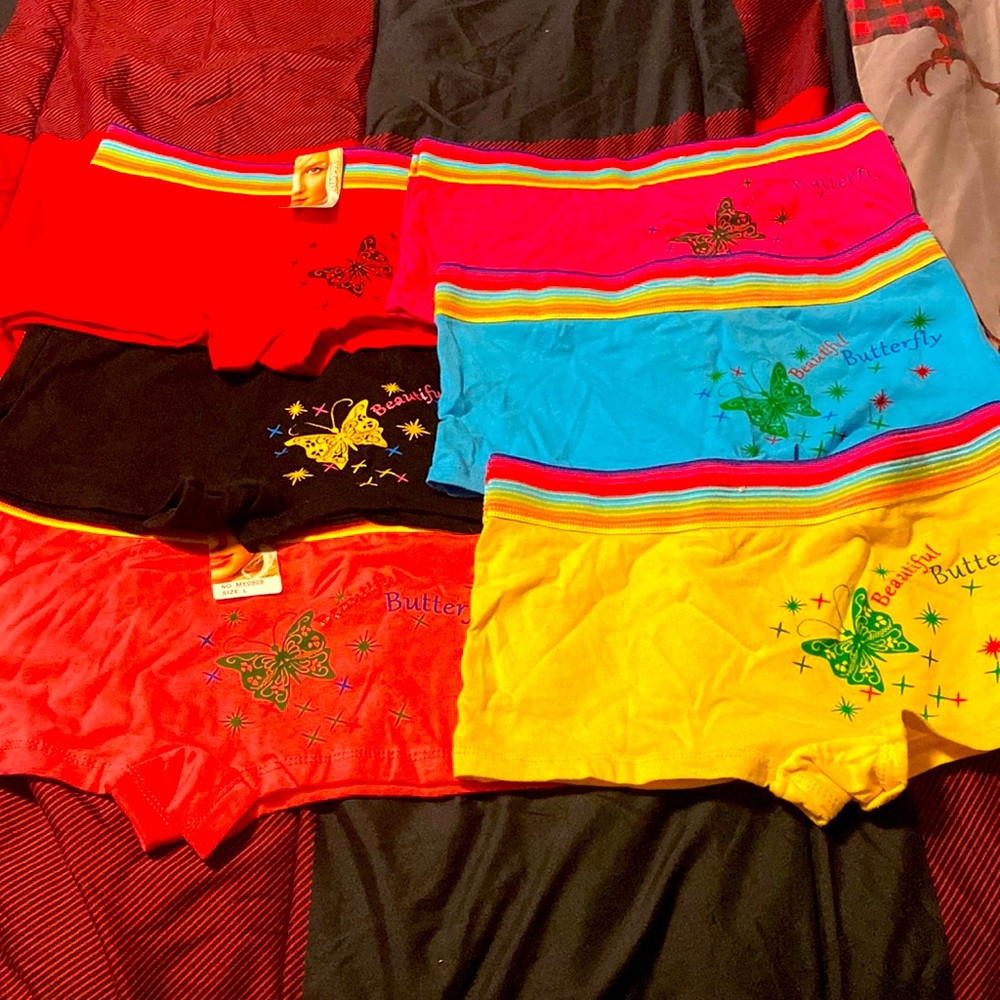Big girls large 14-16 boy cut panties. Brand new